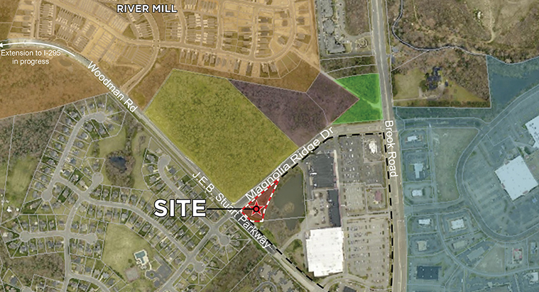 Jeb Stuart Parkway and Magnolia Ridge Drive