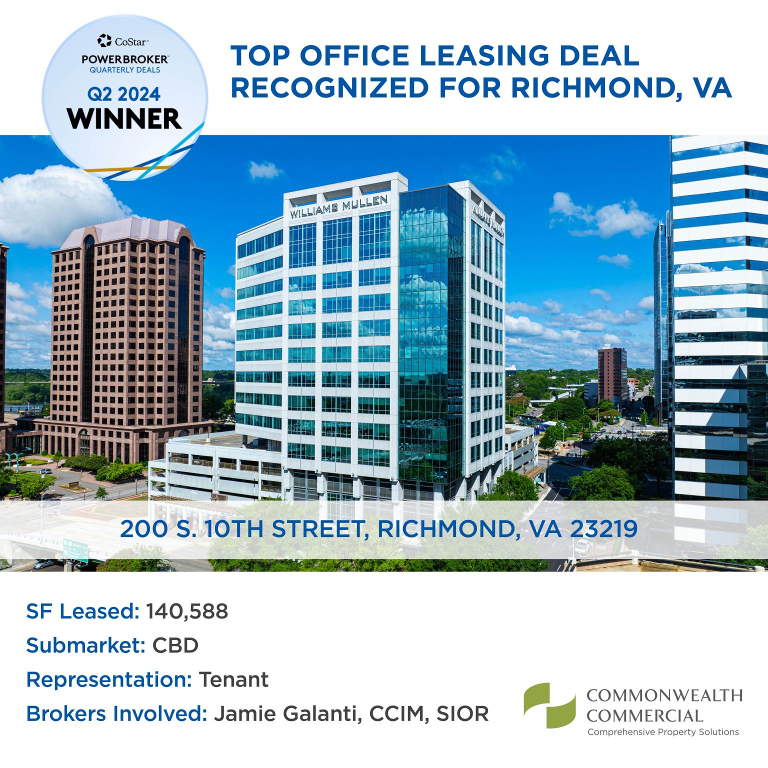 Top Office Leasing Deal